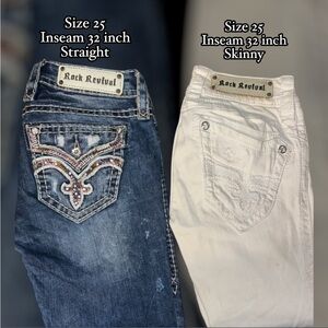 Rock Revival jean bundle size 25